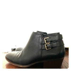 Sam Edelman Black Leather Booties